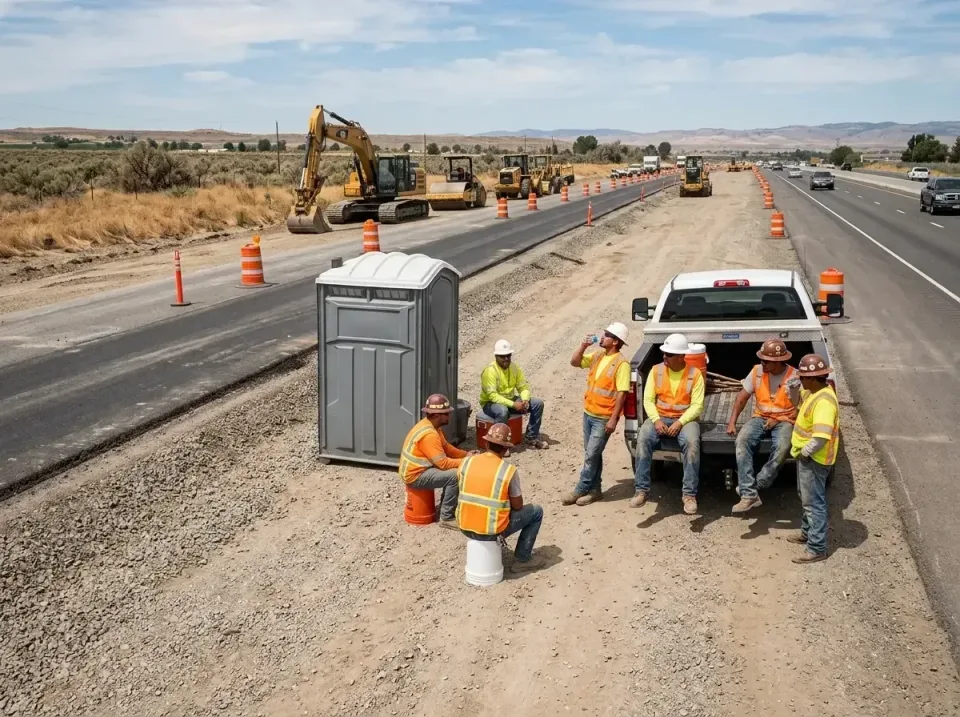 highway-road-construction-crew-007 — frequently asked questions, Porta Potty and Restroom Rentals in Oakwood, GA